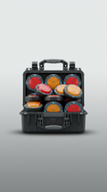 Emergency roadside LED flare kit, magnetic base
