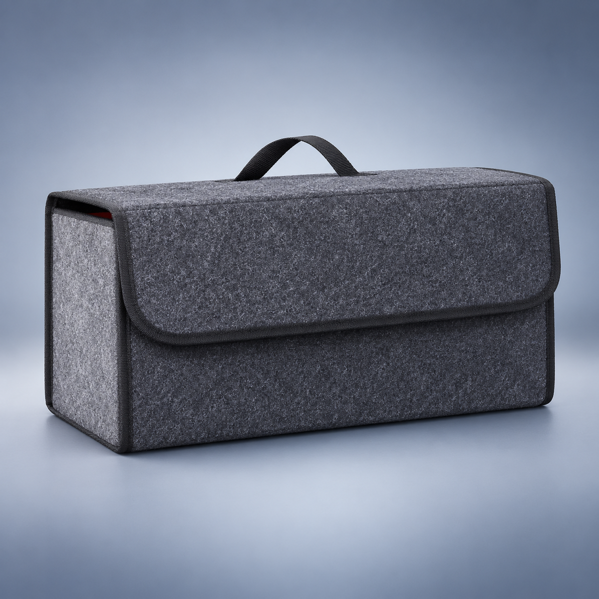 Car Trunk Organizer Soft Felt Storage Box Accessories Large Anti Slip Compartment Boot Storage Organizer Tool Car Storage Bag