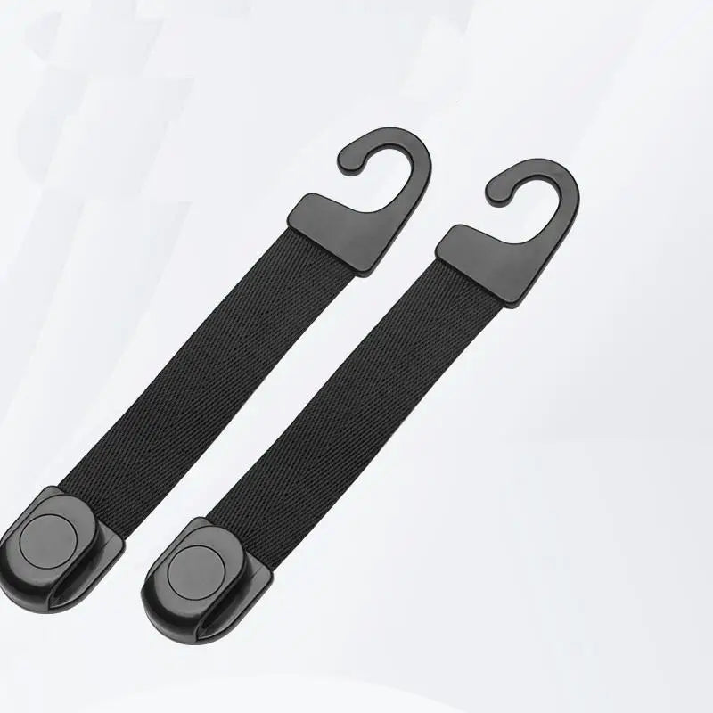 2Pcs Car Storage Interior Accessories Car Headrest Hooks Hanger For Bags Seat Back Organizer Holder Clips Auto Fastener Hooks