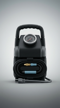 Heavy-duty tire inflator with digital gauge